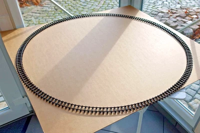 16 Stück gebogene Gleise R = 440 mm mit Holzschwellen Piko/Pico Express/Hruska - Bild 1 von 3