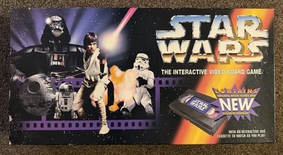 1995 VINTAGE STAR WARS THE INTERACTIVE VIDEO BOARD GAME VHS PARKER Used/complete - Image 1 of 2