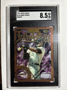 1996 Topps Finest #146 Bronze Barry Bonds Sgc 8.5 - Picture 1 of 2
