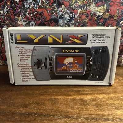 Sistema de juego portátil Atari Lynx II - Completo con Pit Fighter - Probado - Auténtico Foto 1 de 4