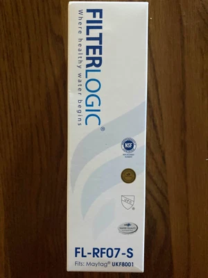 FilterLogic FL-RF07-S Refrigerator Water Filter, Fits Maytag UKF8001  - Image 1 of 4