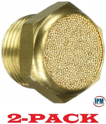 ¡PACK DE 2! Silenciador de ventilación neumático NPT 3/8" BVB-3N [IPM] Foto 1 de 4