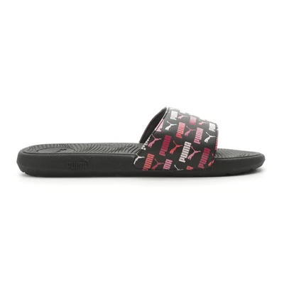 PUMA Cool Cat 2.0 Graphic Slide  Womens Black Casual Sandals 39333605 - Image 1 of 4