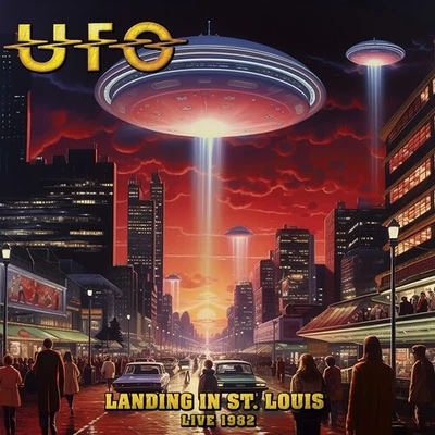 UFO - Landing In St. Louis - Live 1982 [New Vinyl LP] Colored Vinyl, Gold - Image 1 of 3