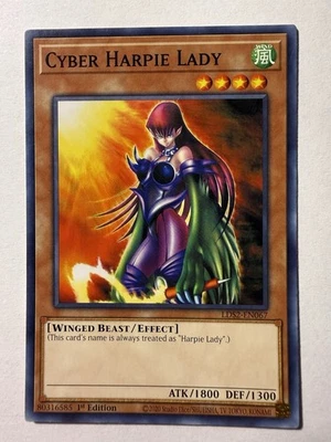 YuGiOh! - Cyber Harpie Lady LDS2-EN067 Common 1st Edition LP/MP - Image 1 of 2