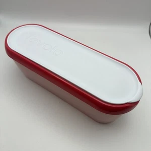Bañera de helados aislada antideslizante Tovolo Glide-A-Scoop 1,5 qt roja contenedor tina - Imagen 1 de 6