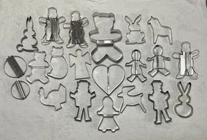 Menge 21 große Vintage Ausstechformen Größen variieren von 7” bis 12” - Bild 1 von 8