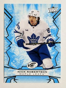 2022-23 Upper Deck Ice #37 Nick Robertson - Picture 1 of 2