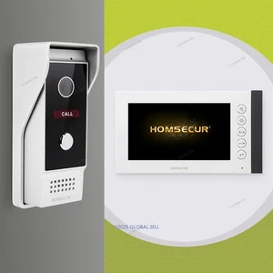 HOMSECUR 7" HD Video Doorphone Entry Intercom Door Unlock Monitoring Security - Picture 1 of 10
