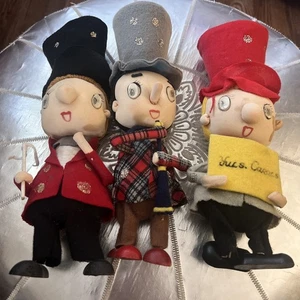 VINTAGE CHRISTMAS CAROLER DOLLS ( 3 ) BY NOEL JAPAN - Picture 1 of 19