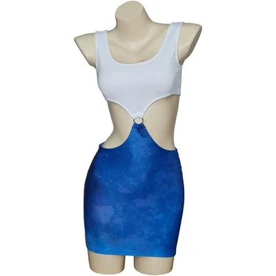 Pretty Woman Vivian Ward Cosplay Costume Crop Top Mini Skirt Set for Halloween - Image 1 of 4