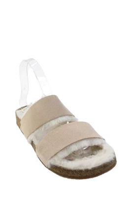 Zapatos sin cordones Daniela Gregis para mujer de gamuza forrados difusos beige talla 8 Foto 1 de 4