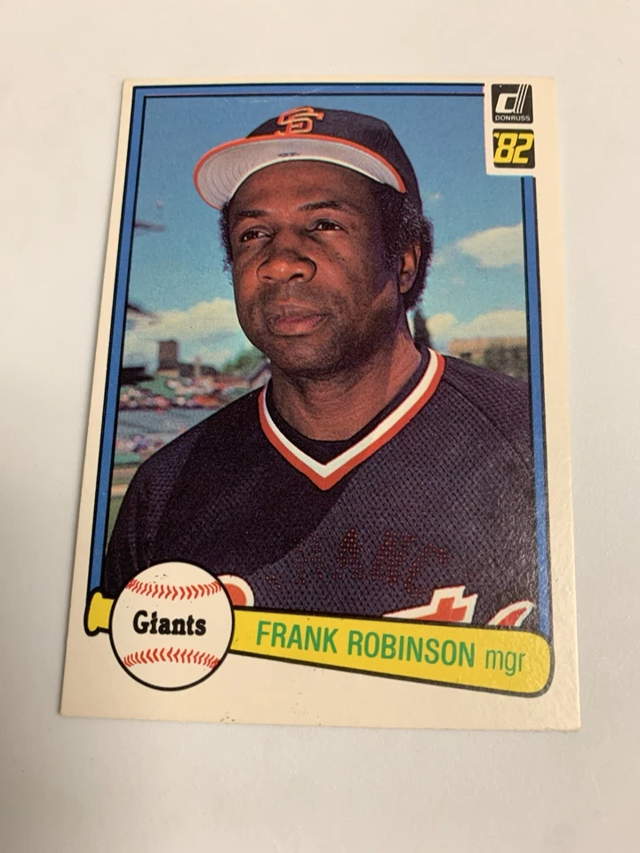 Donruss Manager Frank Robinson 1982 Gigantes de San Francisco Foto 1 de 1