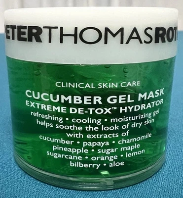 Peter Thomas Roth Cucumber Gel Mask Extreme DeTox Hydrator ~ 50 ml / 1.7 oz, NEW - Image 1 of 4