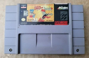 * The Itchy & Scratchy Game (Super Nintendo SNES, 1995) Auténtico, Probado - Imagen 1 de 4