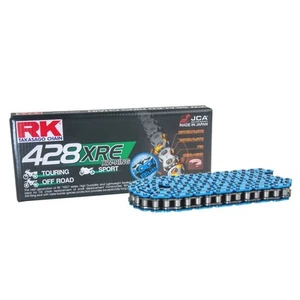 RK Xw Ring Chain Blue 428XRE/136 Fits Sachs XTC 125 1998-2002 - Picture 1 of 1