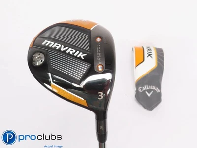 Tour Issue Callaway MAVRIK 15* 3 Wood w/ HC - Diamana DF 80 TX-Flex - 448140 - Image 1 of 4