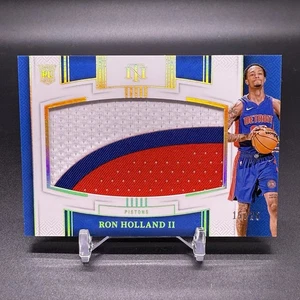 #/25! 🚨2024-25 Panini National Treasures Ron Holland II RC Rookie Patch RJU-RON - Picture 1 of 2