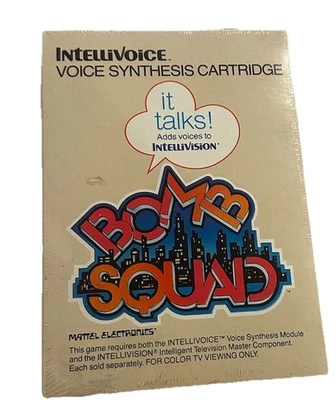 Bomb Squad (Intellivision, 1982) Mattel Intellivoice Brand New  sealed Vintage - Image 1 of 4