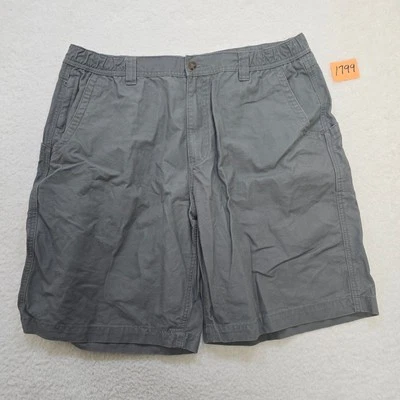 Shorts Woolrich Masculino Tamanho 38 Chino Verde Oliva Um Zíper Lateral Usado - Imagem 1 de 4