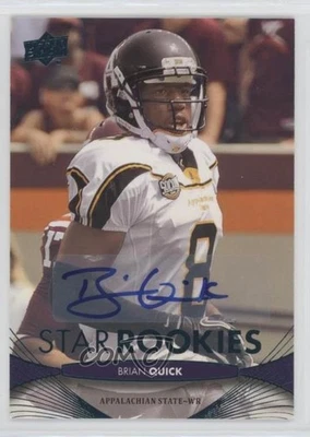 2012 Upper Deck Star Rookies Auto Brian Quick #216 Rookie Auto RC - Image 1 of 2