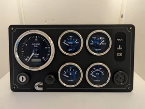 Cummins Marine Instrument Panel 5 Premier Gauges (Made in USA) - Picture 1 of 2