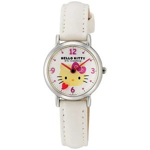 Reloj Citizen Q&Q Hello Kitty Analógico Correa de Cuero Blanco HK07-131 Rady - Imagen 1 de 1