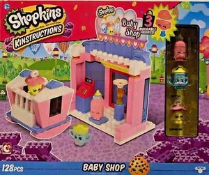 Shopkins Kinstruction Baby Shop Building Playset 128 Pieces Toy "NEW" - Picture 1 of 1