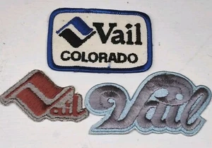 Lot of 3 Vintage Vail Colorado Ski Patches - Picture 1 of 5