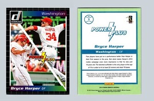 2014 Donruss Power Plus 5 Bryce Harper Phillies Nationals
