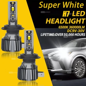 H7 LED Headlight Bulbs 3570 CSP for Volkswagen Jetta Sedan 2005-2019 Low Beam 2X - Picture 1 of 12