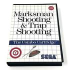 Marksman Shooting/Trap Shooting Sega Master Complete - Vintage Video Game 1987