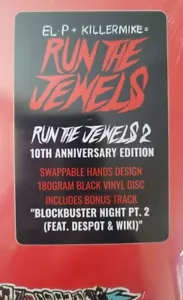 Run The Jewels s/t Run The Jewels 2 - 2 x LP - BLACK VINYL - SEALED NEW RECORD - Picture 1 of 2