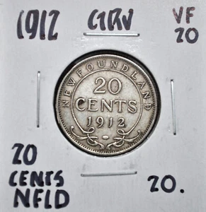 1912 Newfoundland 20 cents - Picture 1 of 2