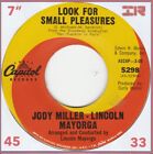 Jodie Miller & Lincoln Mayorga: Look For Small Pleasures - Usa 7" Vinyl: V Good