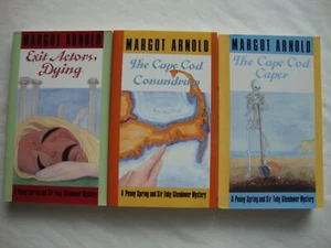 3 cozy CAPE COD pb books MURDER MYSTERY paperbacks MARGOT ARNOLD rare NEW - Bild 1 von 13