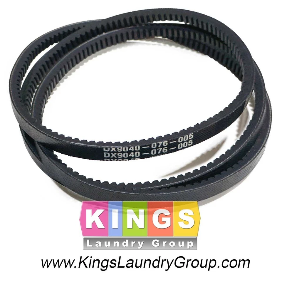 9040-076-005 OEM COGGED MOTOR BELT FOR DEXTER T400 / T600 WASHERS - Image 1 of 1