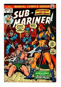 SUB-MARINER 64 (VF- 7.5) 1st VIRAGO WARRIOR WOMAN / ROMITA SR & EVERETT CVR ART* - Picture 1 of 2