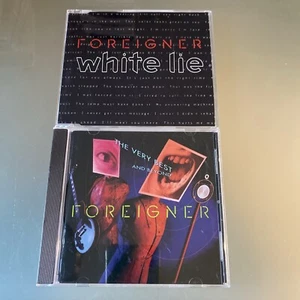 FOREIGNER โ2 ๐ฟ LOT- IMPORT White Lie & The Very Best And Beyond VG - Picture 1 of 3