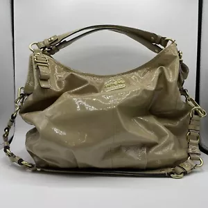 Coach Madison Extra Large XL Tote Camel Patent Leather Tan - Picture 1 of 7