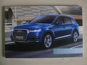 Audi SQ7 & Q7 Sales Brochure (2016 / 2017 Ed 3.0) - Picture 1 of 12