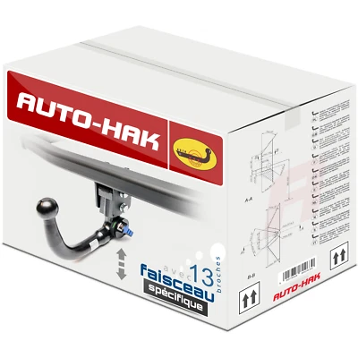 Attelage démontable pour Skoda Rapid Liftback 2015- + faisceau spéc 13-broches - Photo 1/4