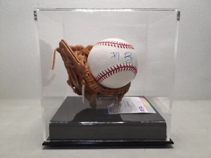 PSA-zertifiziert Dave Portnoy signierter Baseball im Mini-Handschuh mit Display - Bild 1 von 5