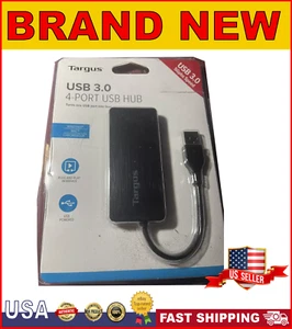 Targus USB 3.0 4-port USB Hub Plug-n-Play - Turns One USB Port Into Four ACH155 - Picture 1 of 1