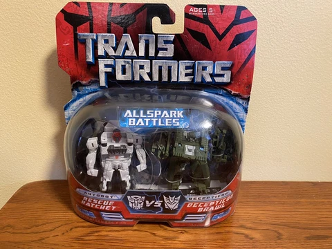 Transformers Movie Allspark Battles Rescue Ratchet vs Brawl Minicon Figures Cover