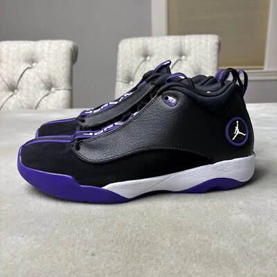 Nike Jordan Jumpman Pro Quick Negro Campo Púrpura Zapatos Tenis Para Hombre Talla 12.5 Foto 1 de 4
