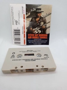 Stevie Ray Vaughn and Double Trouble 'Texas Flood' Cassette Tape 1983 Excellent - Picture 1 of 2