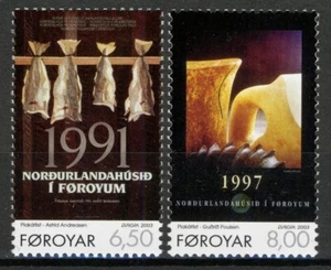 Färöer Inseln 2003, Europa, Plakate Satz postfrisch, Mi 448-49 Kat 5,5€ - Bild 1 von 1