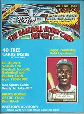 Renata Galasso Price Guide 1982 Reprint T-2 Cards + Jackie Robinson on Cover