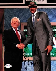 John Henson signed 8x10 photo PSA/DNA Milwaukee Bucks Autographed - Picture 1 of 1